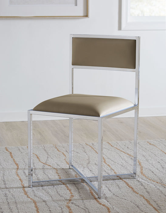 Amalfi X Base Chair - Tpe/Chrm