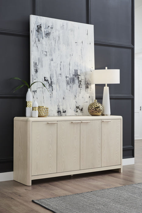 Liv Wood Sideboard - Whte sand