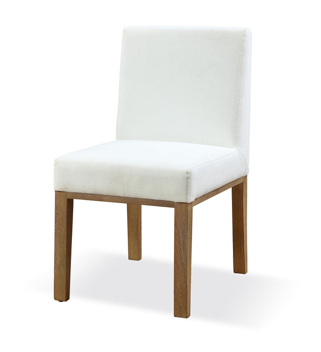 One Side Chair - Pearl/Bisque