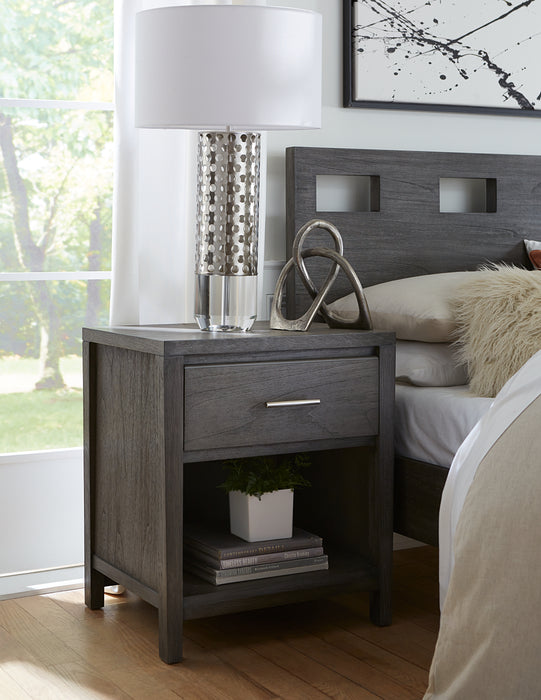 Nevis Nightstand - Sharkskin