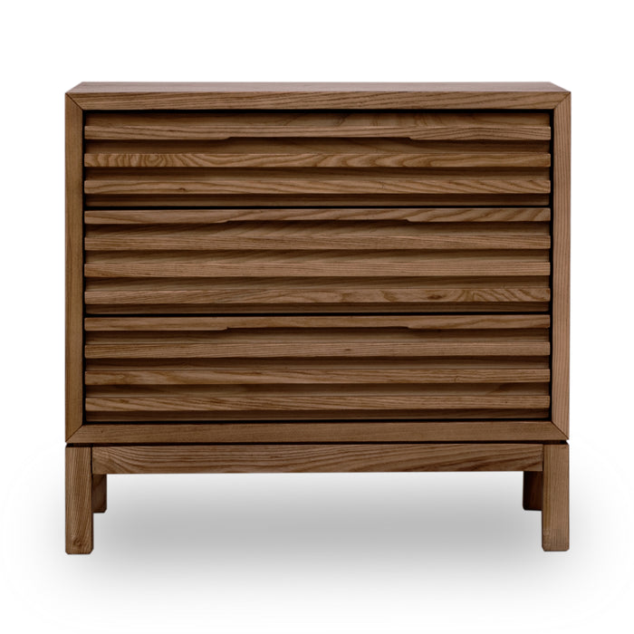 Tanner 3 Drw Nightstand - Roux