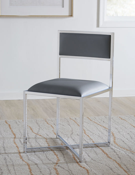 Amalfi X Base Chair - Cbt/Chrm