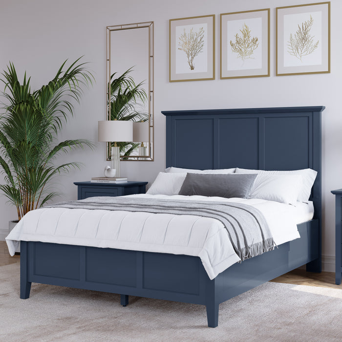 Grace LP QN Bed -  Blueberry